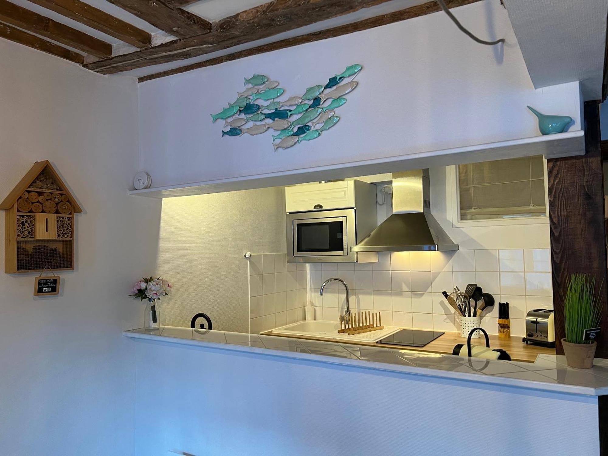 Une Pause Chez Julien, Appartement Lumineux Et Idealement Situe! Honfleur Buitenkant foto